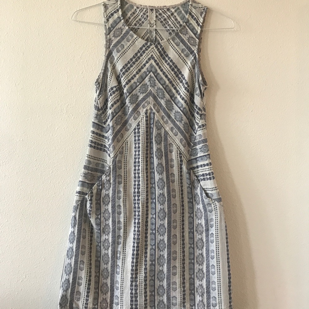 Patterned Pocket Dress